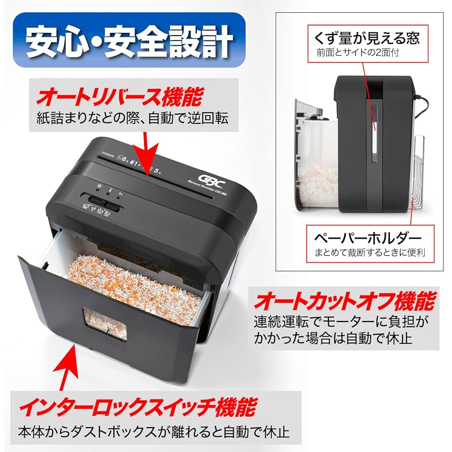 【箱付き・未使用品】アコブランズジャパン マイクロカットシュレッダー　業務用 アコ・ブランズ・ジャパン 新品シュレッダー ｜ オフィスハード